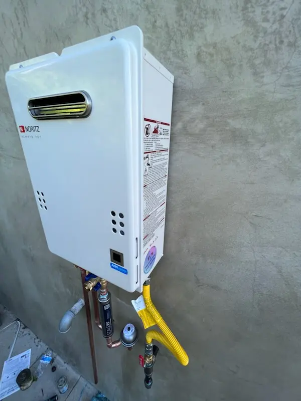 Tankless water heater installation for Bakers Path homes